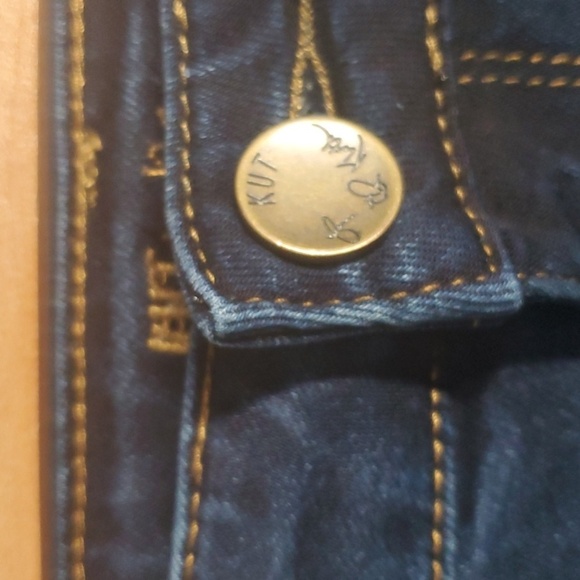 Kut from the Kloth Chrissy Flare jeans women's size 14 Blue Midrise Bootcut XL - Picture 5 of 16